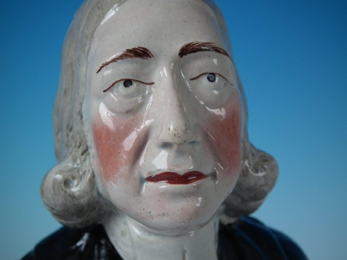 photo for sale Staffordshire Pearlware 'John Wesley' Bust
