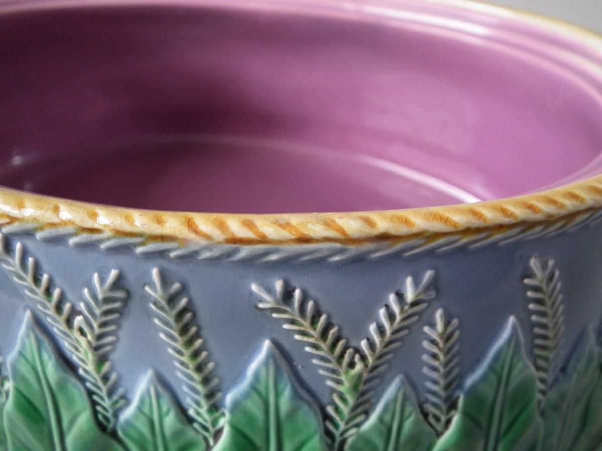George Jones Majolica Partridge Game Pie Dish And Cover photo vinterior