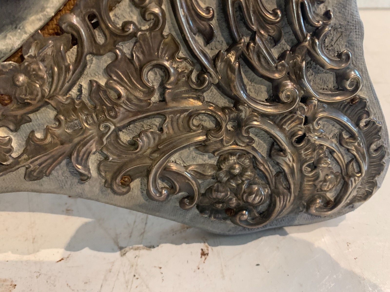 Louis XV Style Mirror In Metal Pushed Back 20th Century photo 421.88