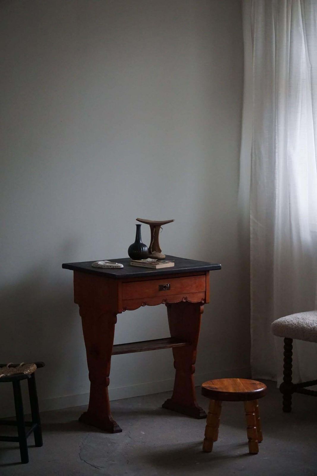 Antique Hand Crafted Swedish 19th Century Gustavian Style Pine Desk / Table photo buy