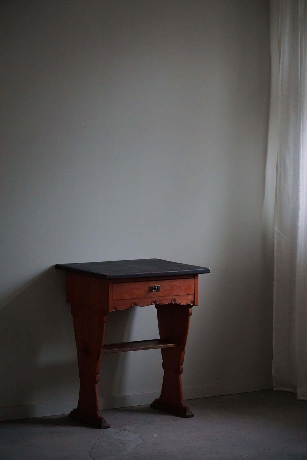 photo furniture Antique Hand Crafted Swedish 19th Century Gustavian Style Pine Desk / Table