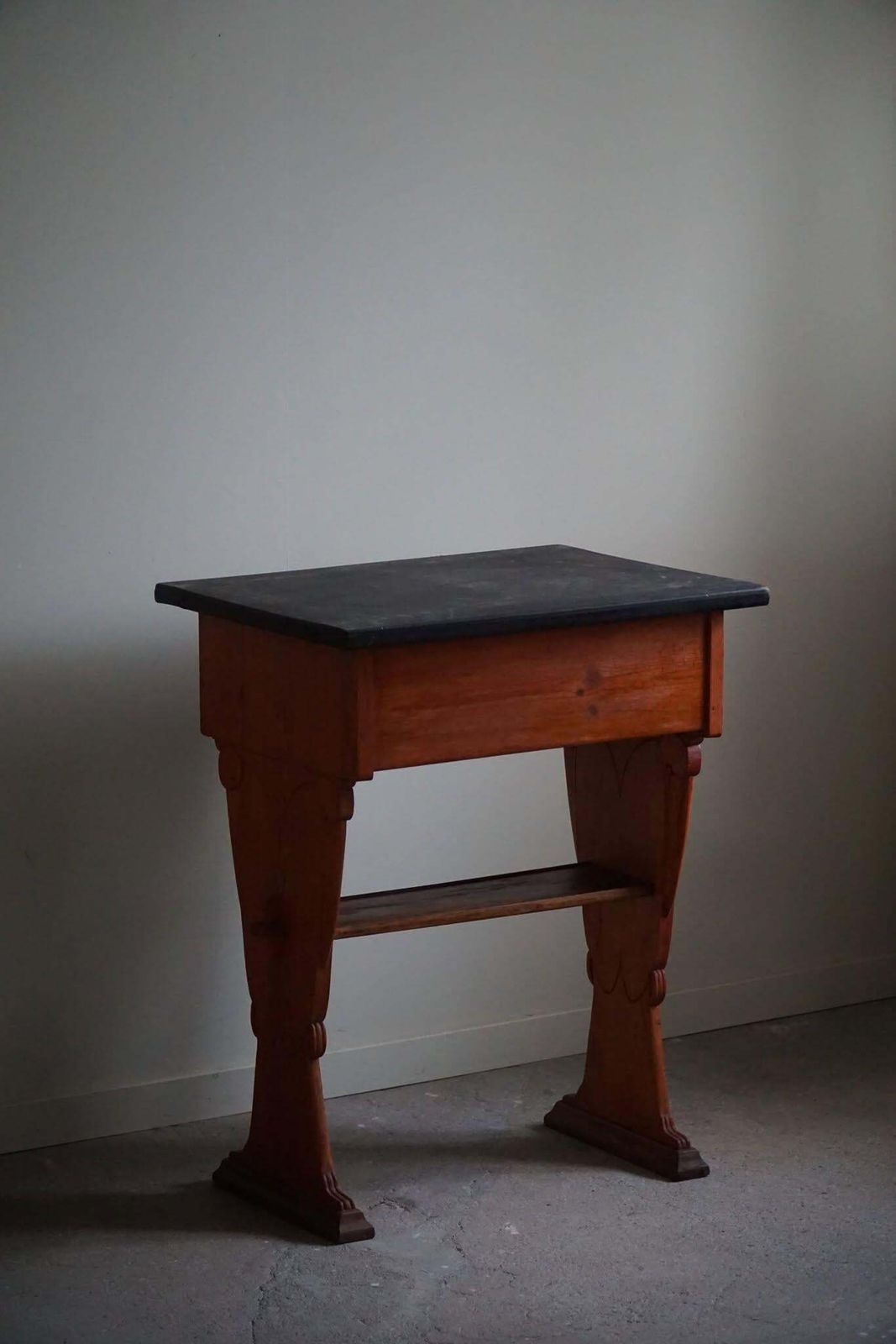 Furniture Antique Hand Crafted Swedish 19th Century Gustavian Style Pine Desk / Table photo