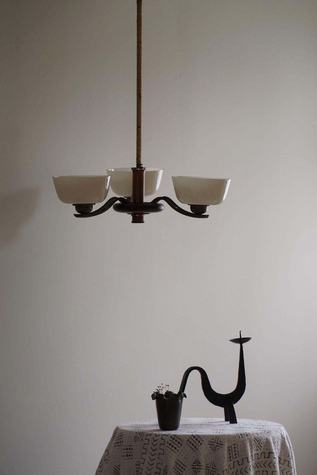 Paavo Tynell For Taito Oy, A Model '1255/3' Art Deco Chandelier, Finland, 1930's photo furniture