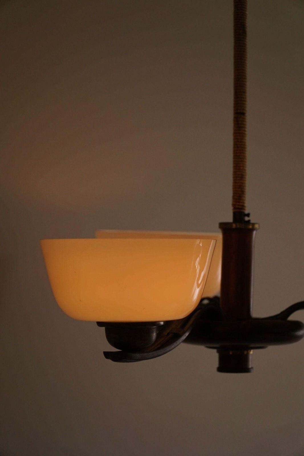 Paavo Tynell For Taito Oy, A Model '1255/3' Art Deco Chandelier, Finland, 1930's photo vintage