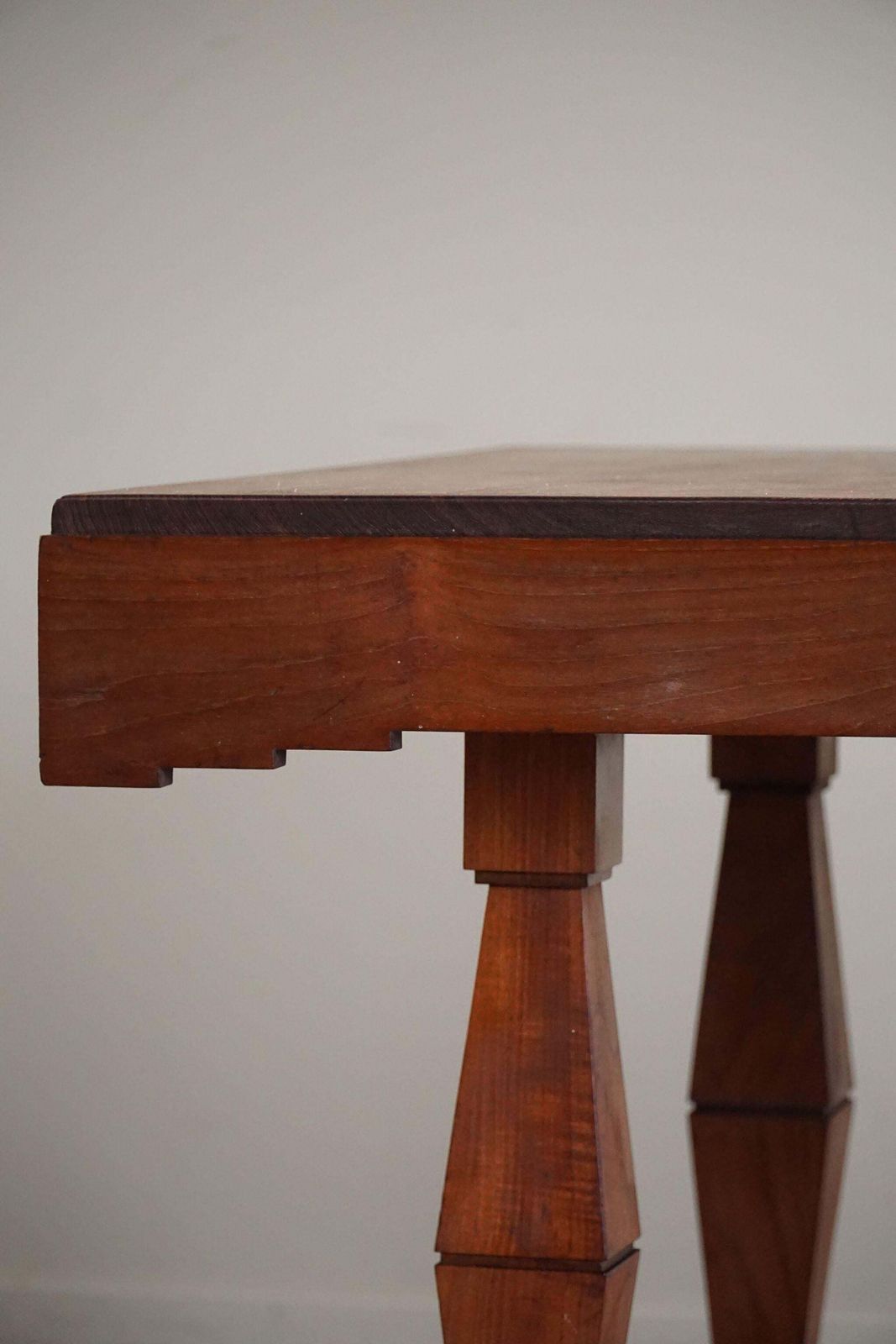 photo vinterior Art Deco Dining Table In Teak, With Butterfly Leaf, Danish Cabinetmaker, 1940s
