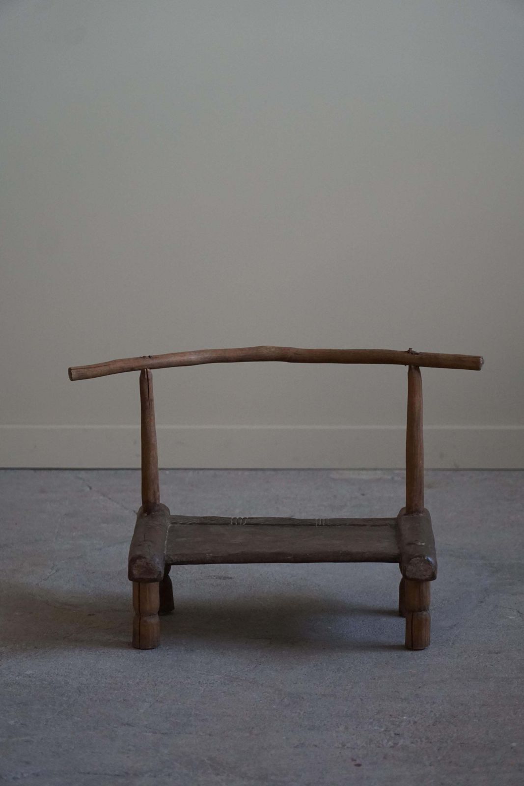 Antique African Wabi Sabi Stool / Chair, Decorative Object, Early 20th Century photo 662.0