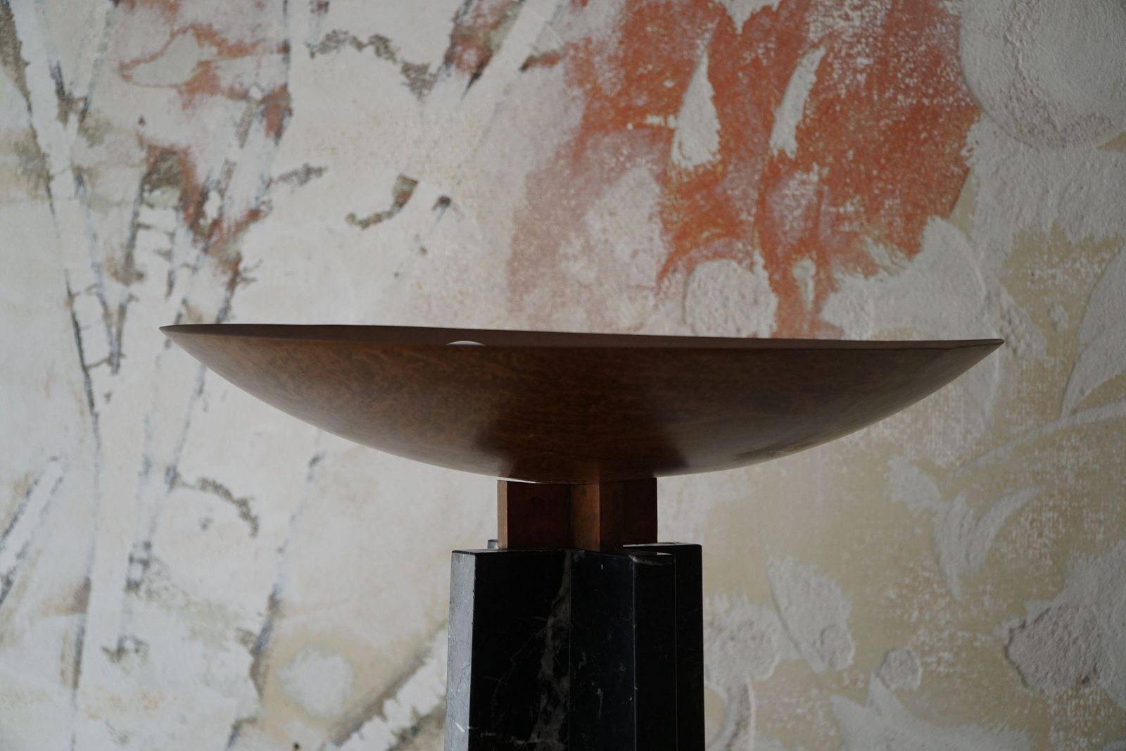 Massimo & Lella Vignelli, Floor Lamp In Copper & Marble, Wagneriana, Italy, 1986 photo 12111.0