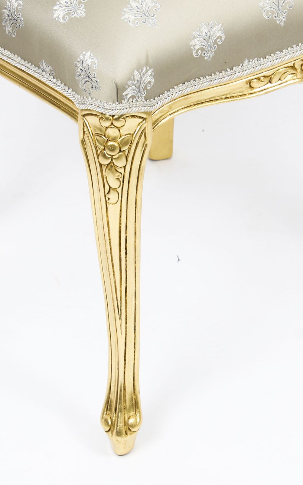 Bespoke Set Of Giltwood Dining Chairs In The Louis XVI Style Available To Order photo vintage