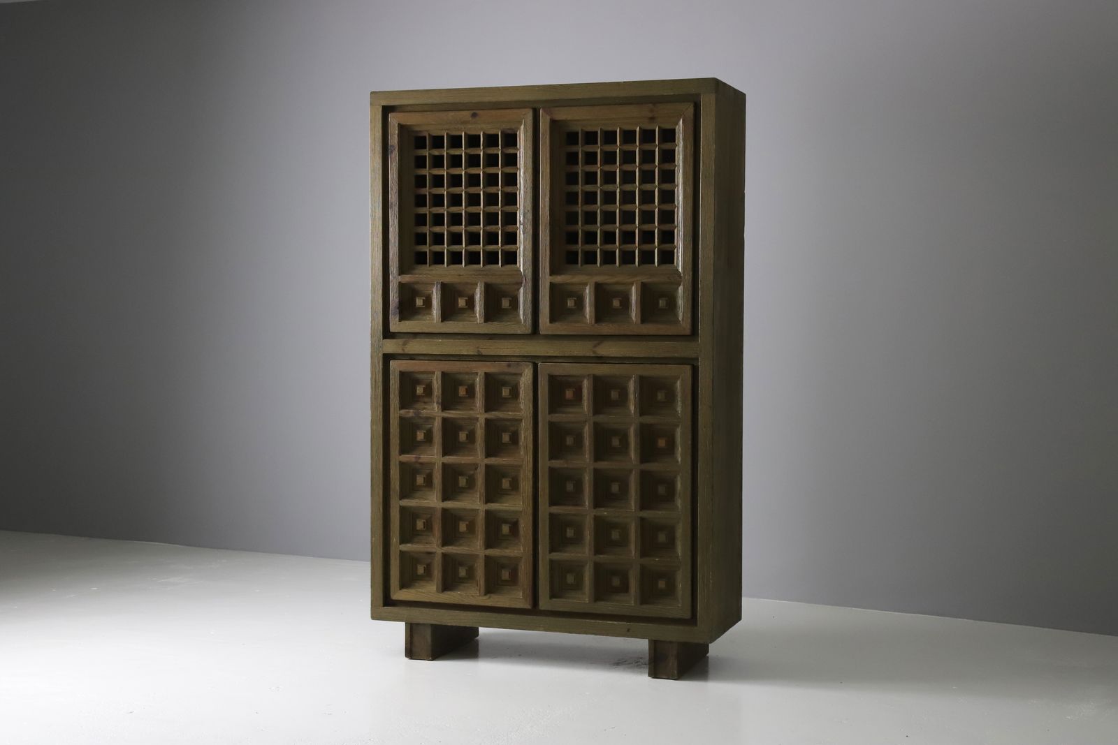 Biosca Brutalist Highboard, 1960s photo 14987.0