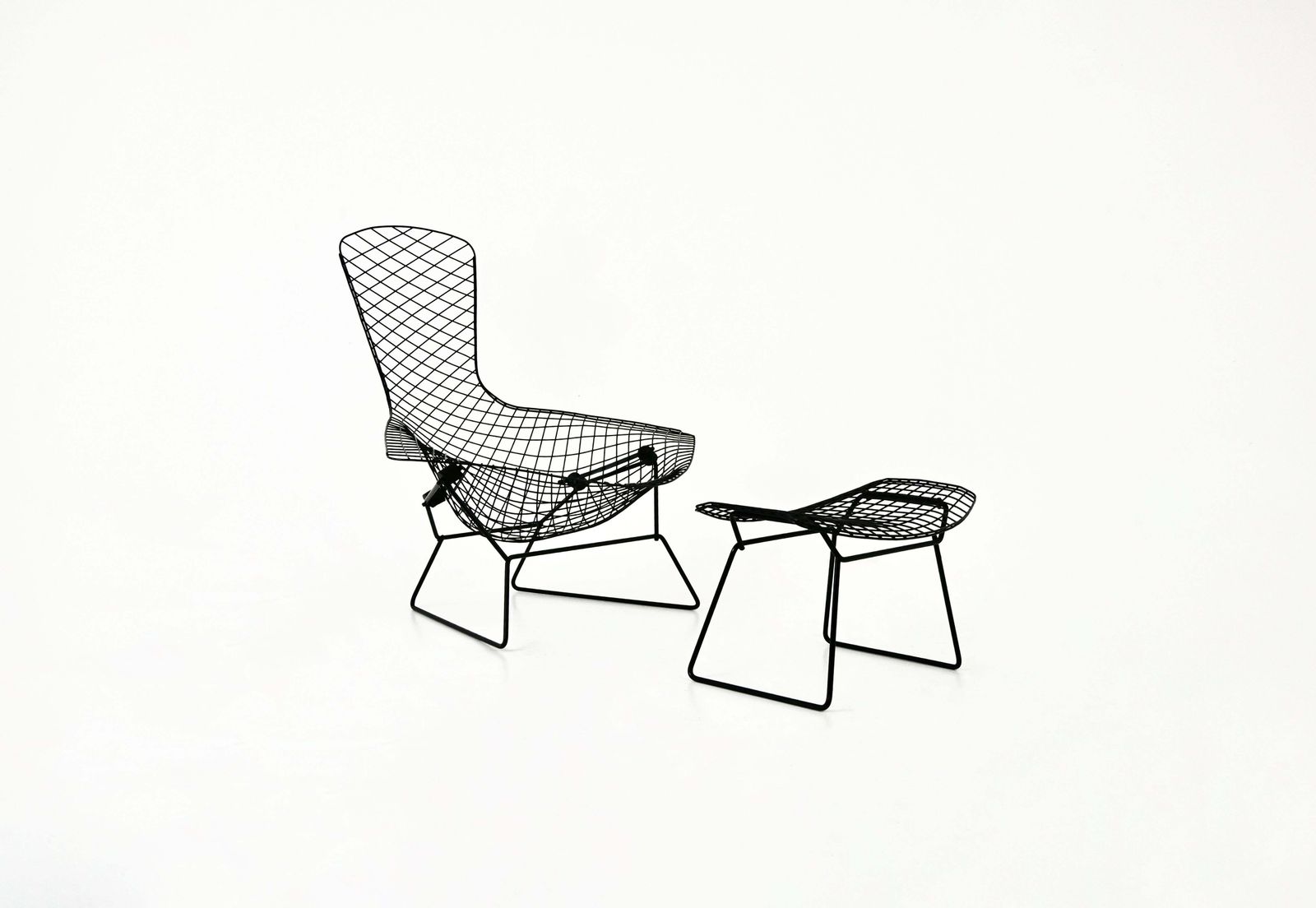 Bird Chair With Ottoman By Harry Bertoia For Knoll, 1960 photo furniture