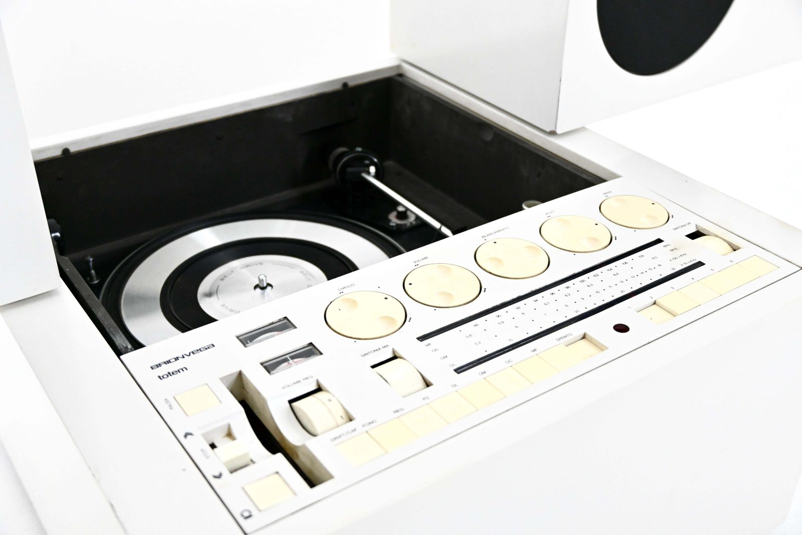 photo for sale Stereophonic Totem Rr130 Radio By Mario Bellini For Brionvega, 1970s