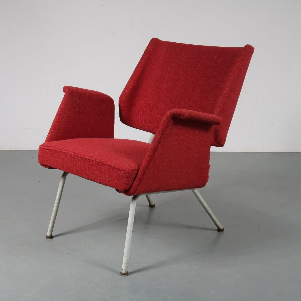 1956 Unique German Lounge Chair By Herbert Hirche photo for sale