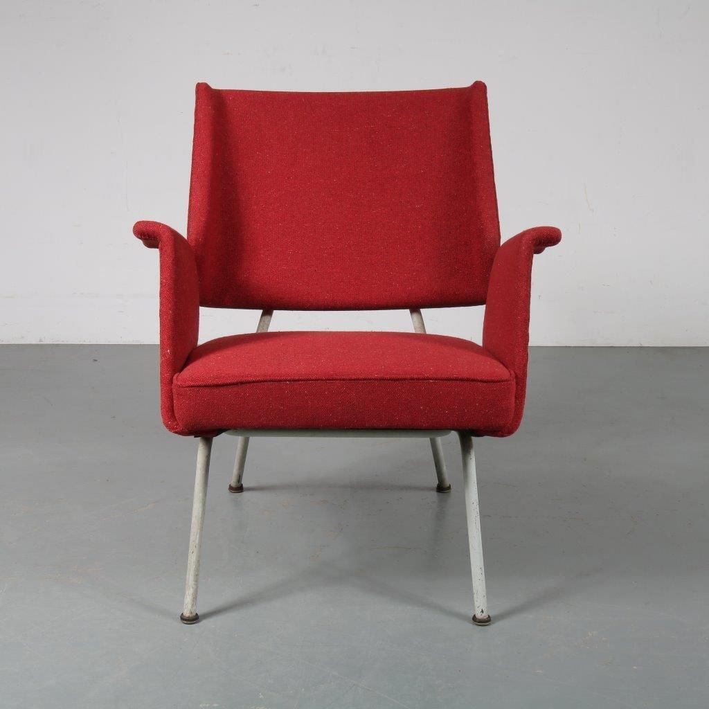 1956 Unique German Lounge Chair By Herbert Hirche photo Furniture