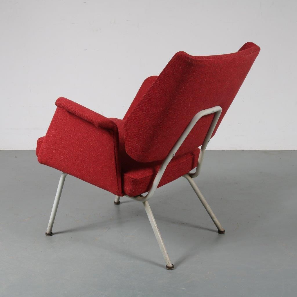 1956 Unique German Lounge Chair By Herbert Hirche photo vinterior