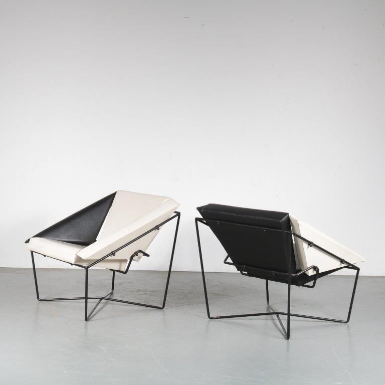 Rob Eckhardt Pair Of “Van Speyk” Chairs For Pastoe, Netherlands 1984 photo buy