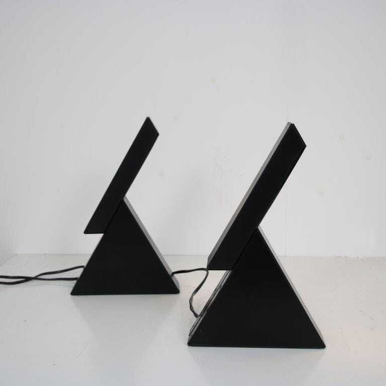 1980s Pair Of Delta Table Lamps By Mario Bertorella For Jm Rdm Italy photo vinterior