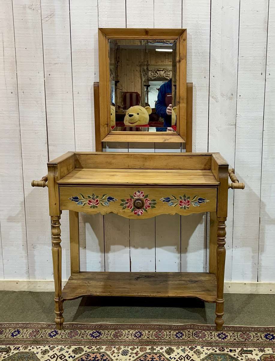 Fir Dressing Table Early 20th Century photo 680.0