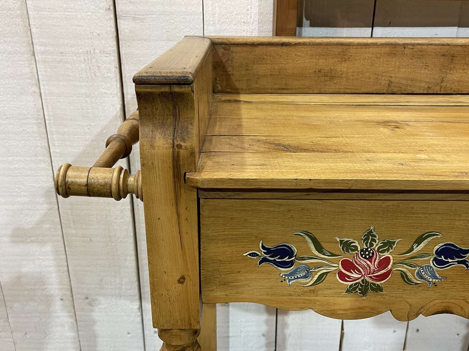 Fir Dressing Table Early 20th Century photo vintage