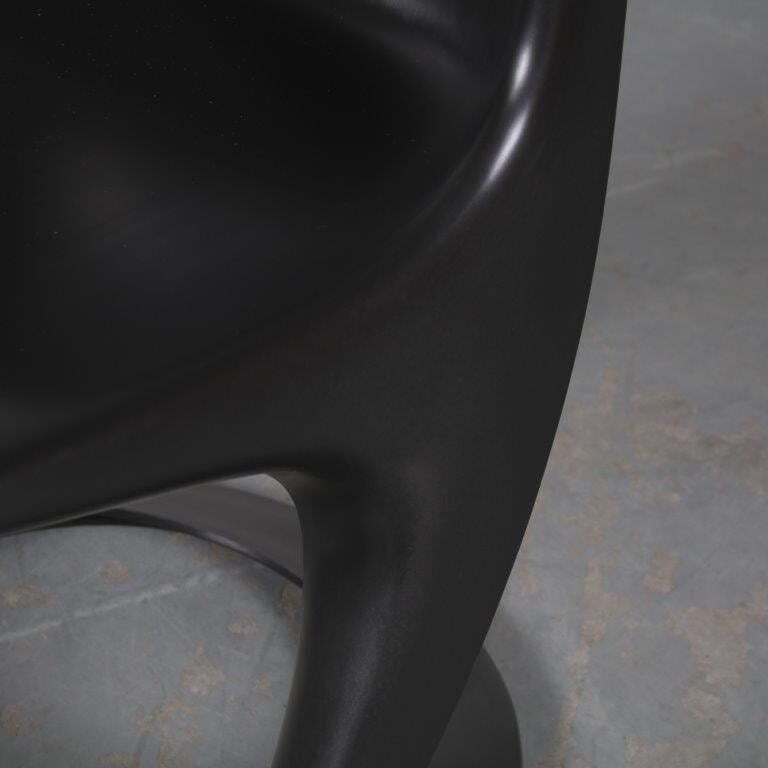 photo for sale 2000s Black “Casalino” Chair By Alexander Begge For Casala, Germany – Large Stock!