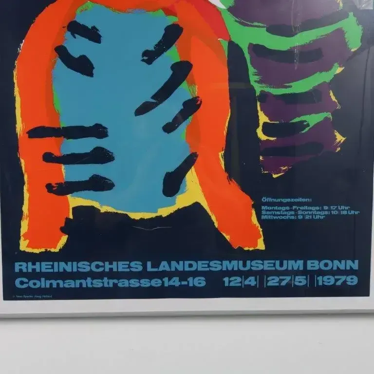 Karel Appel Silk Screen For The Rheinisches Landesmuseum Bonn, Germany, 1979 photo buy