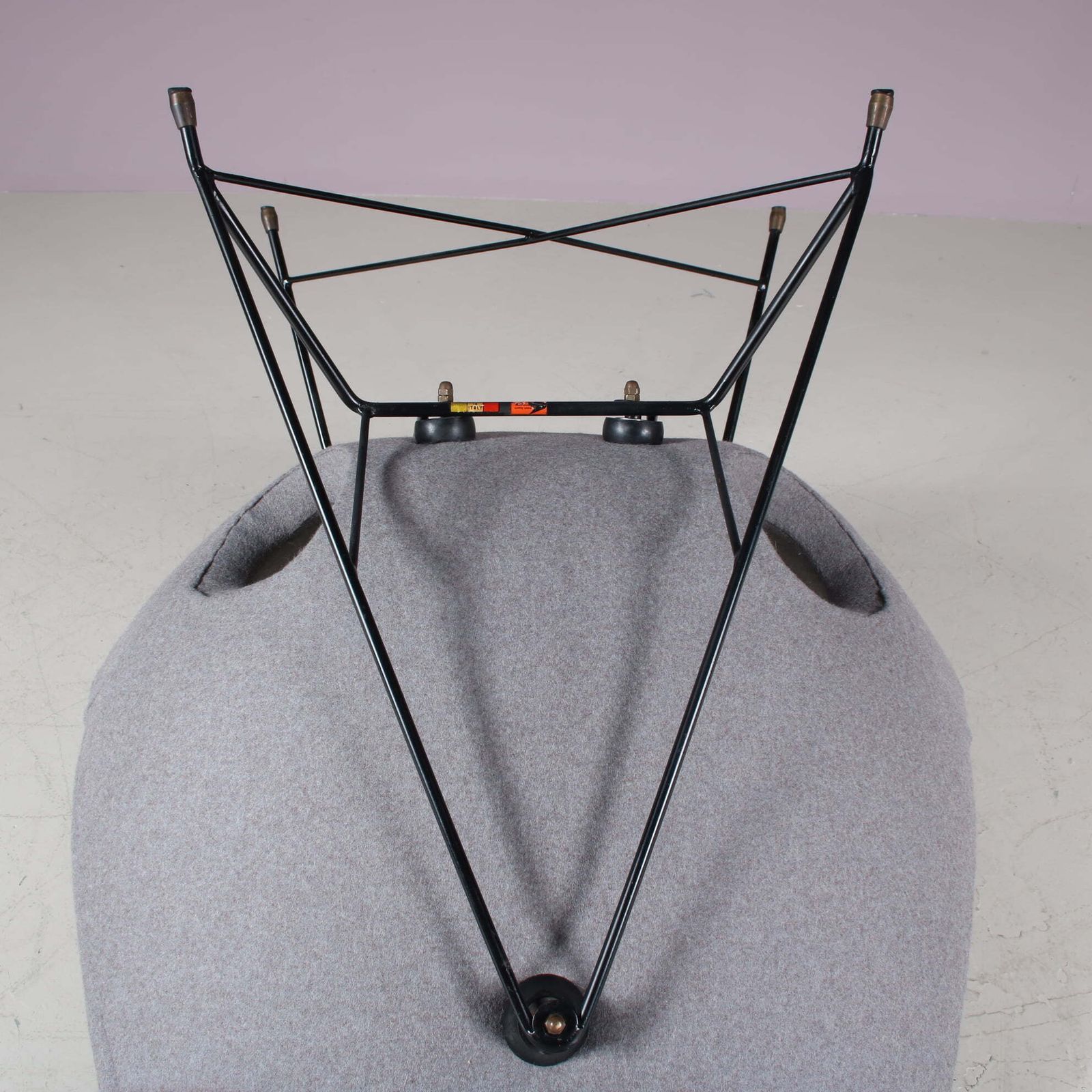 photo vintage “Kosmos” Lounge Chair By Augusto Bozzi For Saporiti, Italy 1950