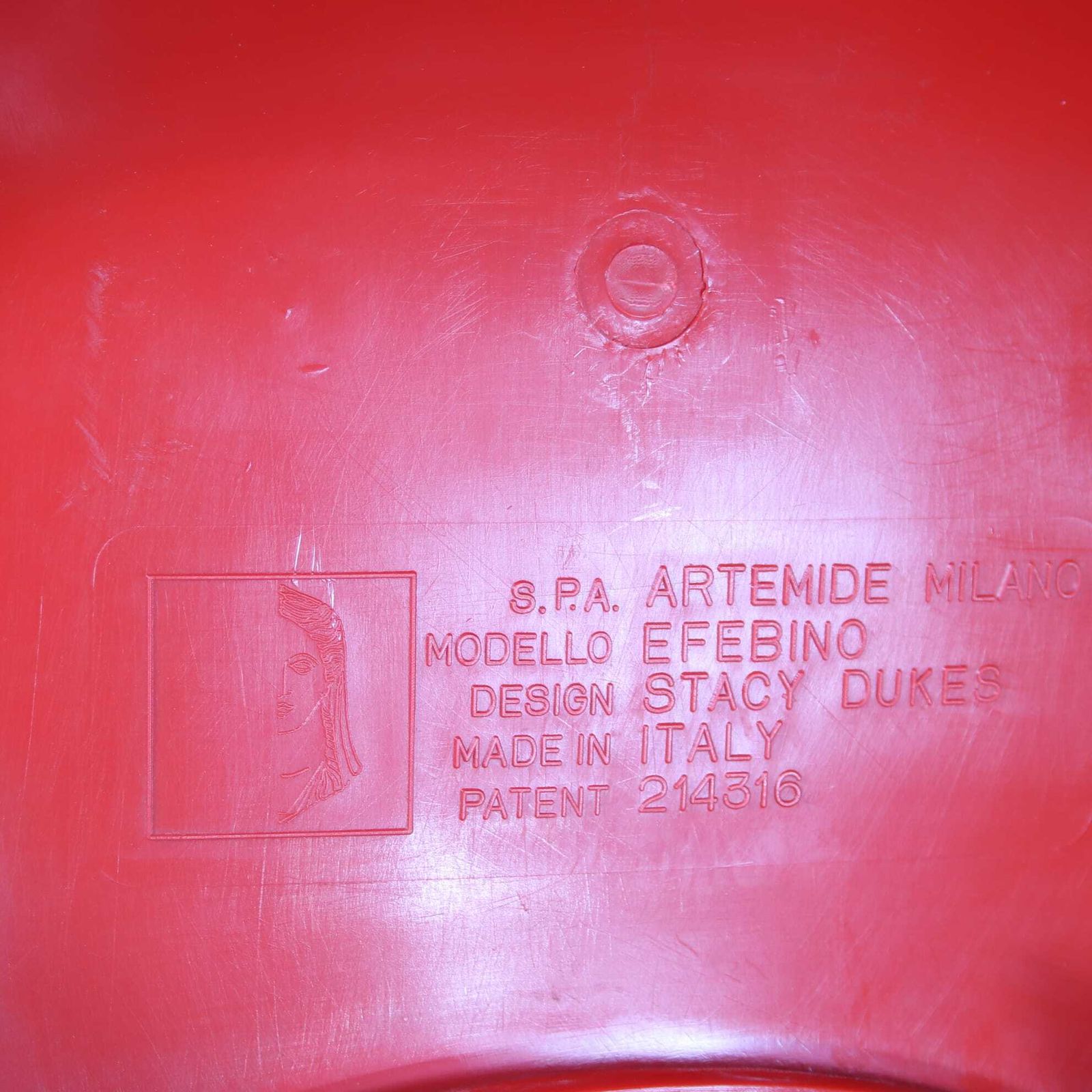 1970s “Efebino” Children Chair By Stacy Dukes For Artemide, Italy photo vinterior