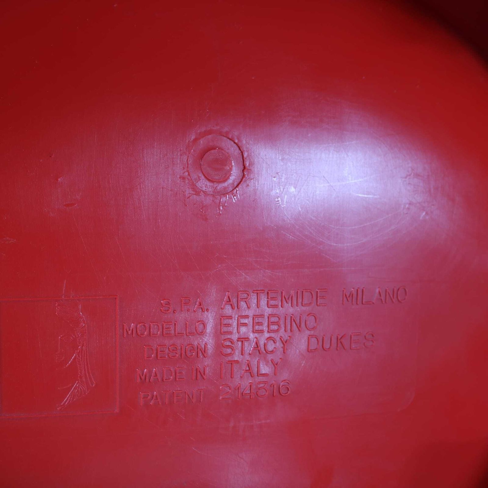 1970s “Efebino” Children Chair By Stacy Dukes For Artemide, Italy photo buy