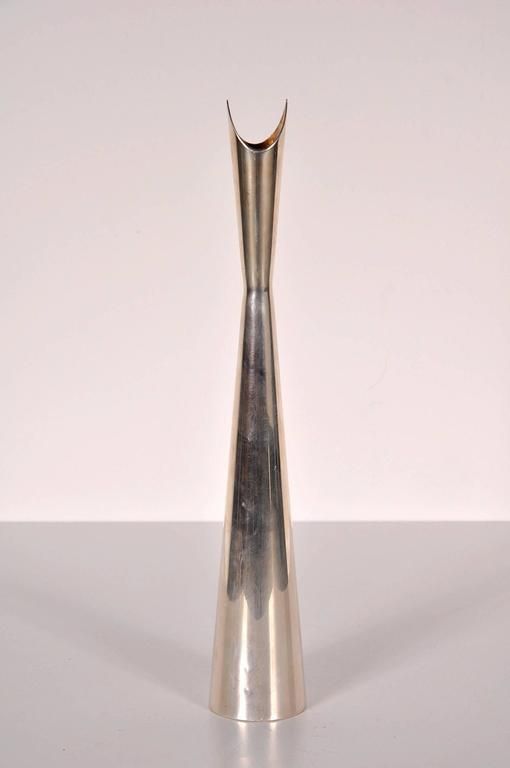 1950s Cardinale Vase By Lino Sabattini For Christofle, France photo Home Decor