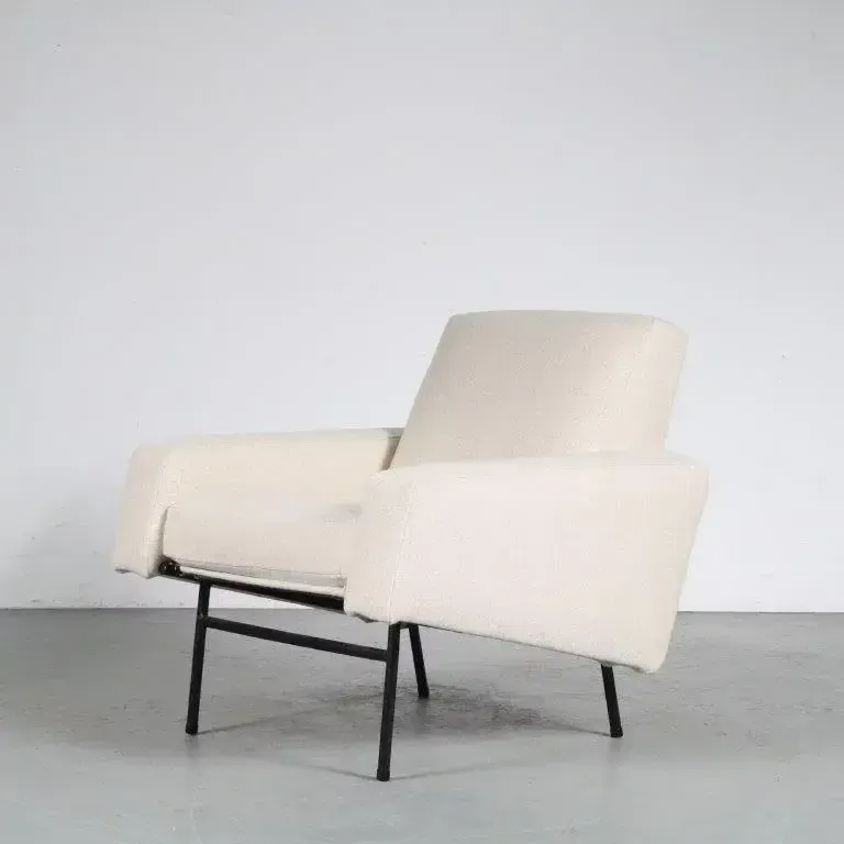 Pierre Guariche Lounge Chair For Airborne, France 1960 photo furniture