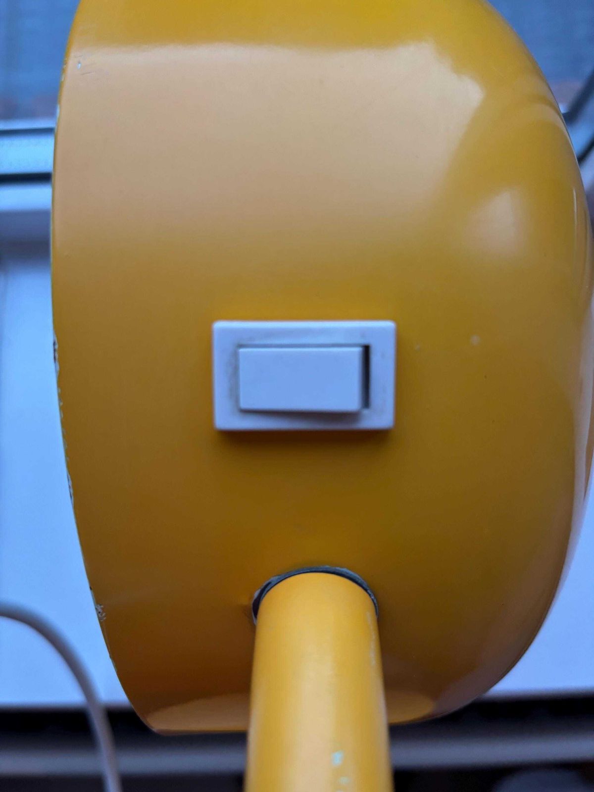 Vintage Space Age Bauhaus Yellow Minimalist Table Lamp From Kaiser Idell / Kaiser Leuchten, Germany, 1960s photo vinterior