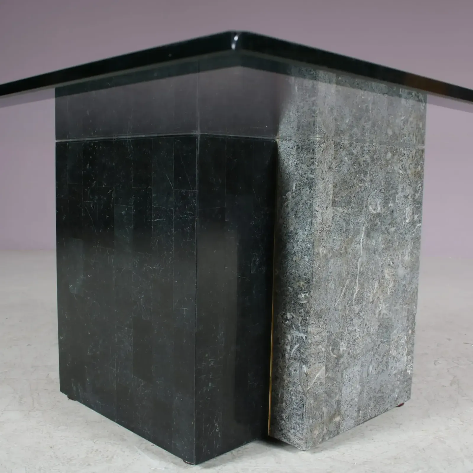 1980s Tessellated Stone Coffee Table By Maitland Smith, USA photo buy