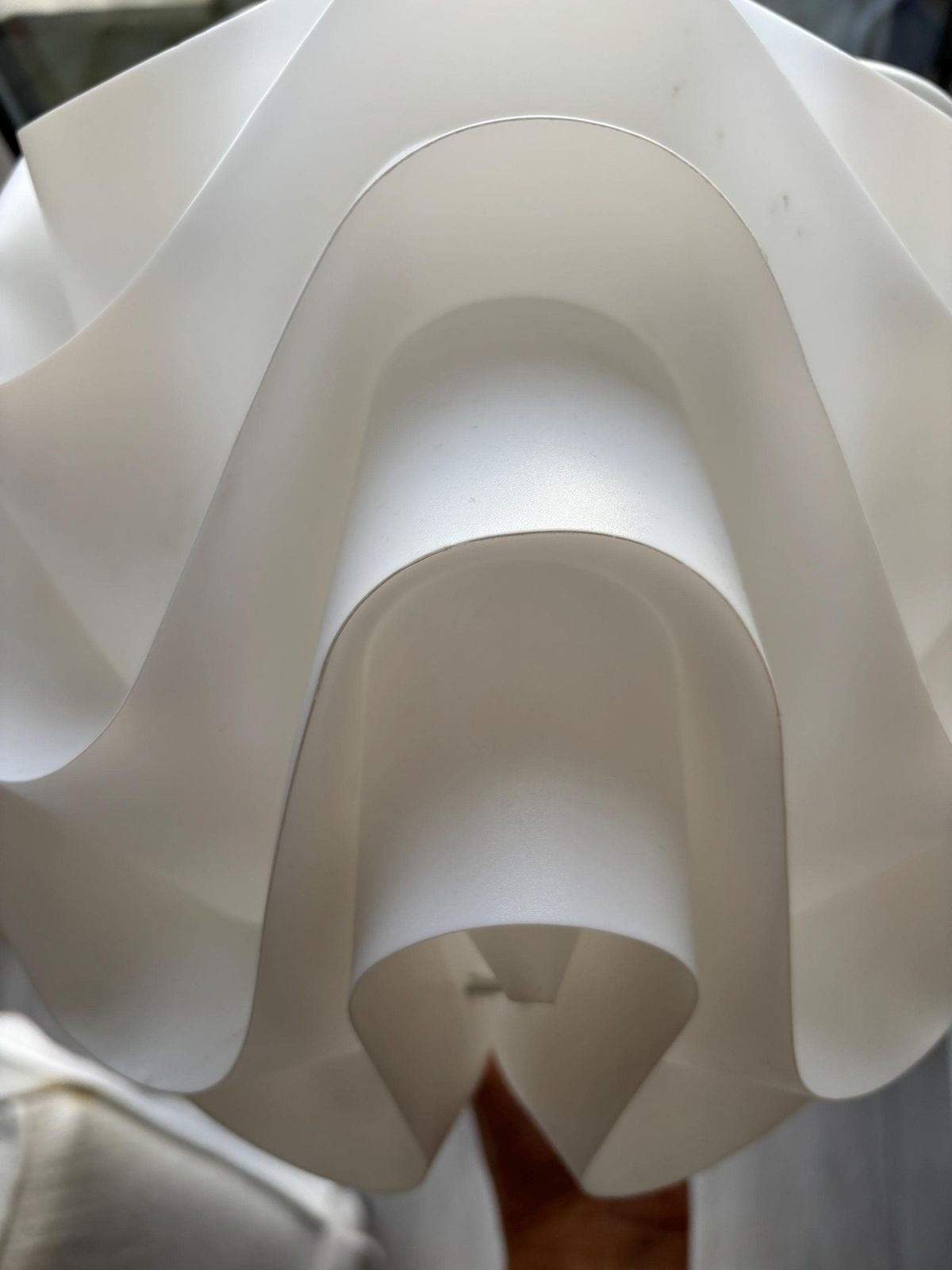 White Sinus Pendant Designed By Poul Christiansen For Le Klint Denmark In 1971, Model 172 photo vinterior