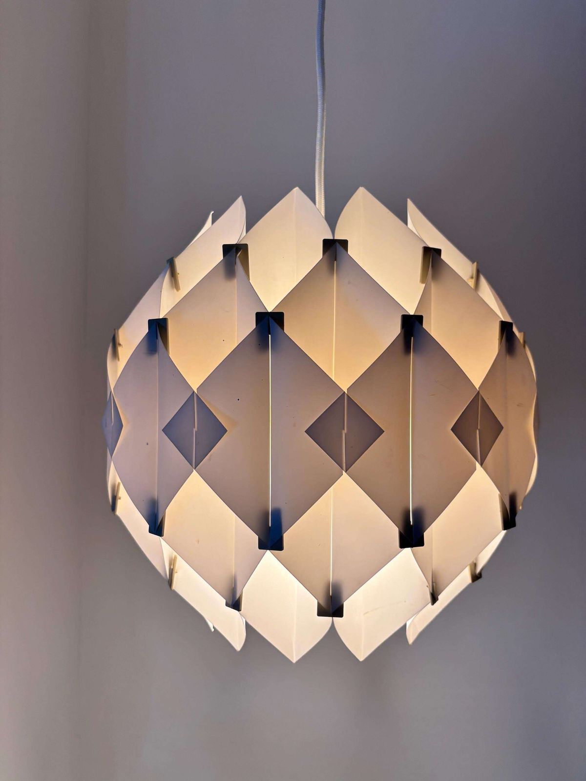 The “Silhouett” Pendant Lamp Designed In 1968 By Danish Designer Lars Schiøler For Hoyrup