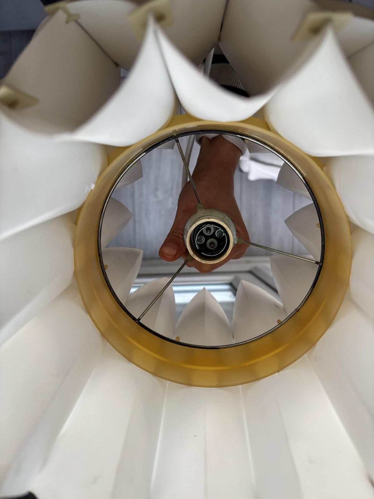 The “Silhouett” Pendant Lamp Designed In 1968 By Danish Designer Lars Schiøler For Hoyrup photo Lighting
