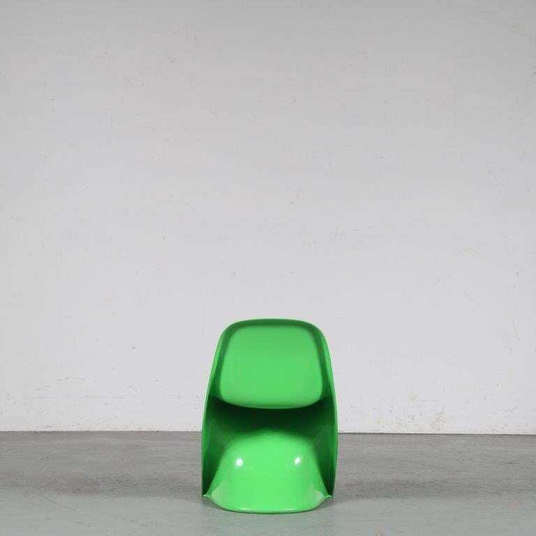 2000s Green “Casalino” Children Chair By Alexander Begge For Casala, Germany