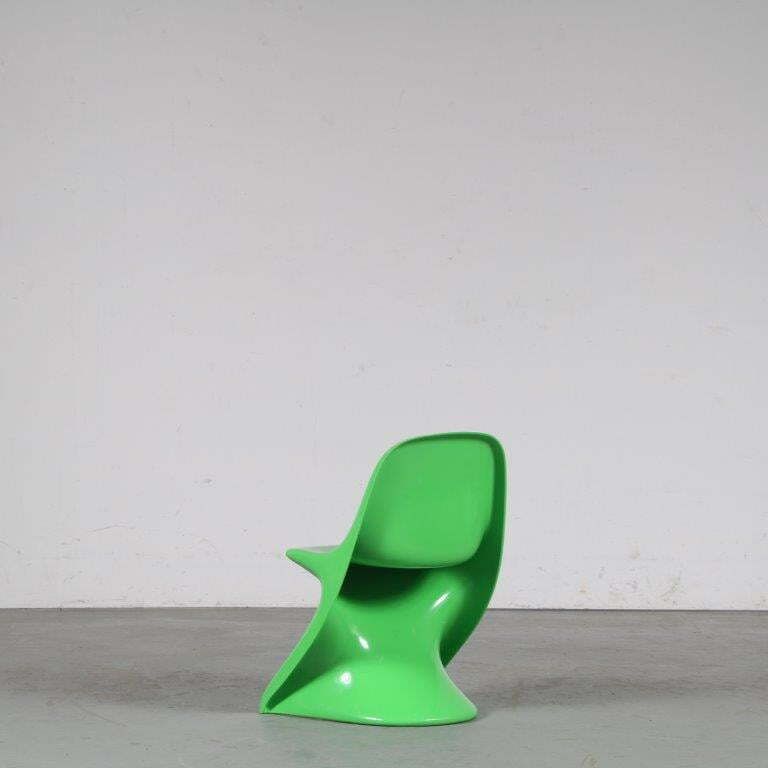 2000s Green “Casalino” Children Chair By Alexander Begge For Casala, Germany photo for sale
