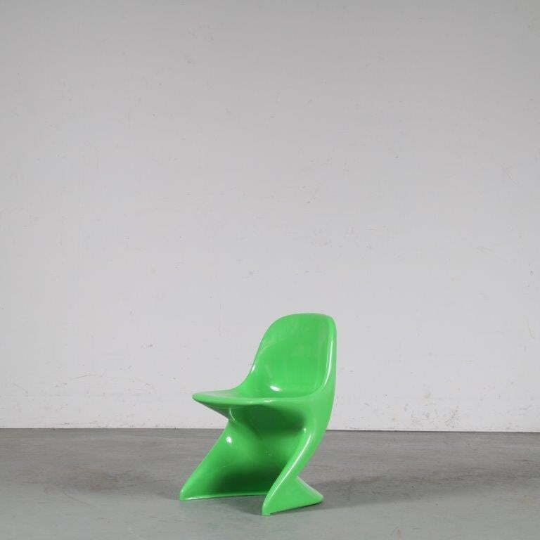 2000s Green “Casalino” Children Chair By Alexander Begge For Casala, Germany photo 84.0