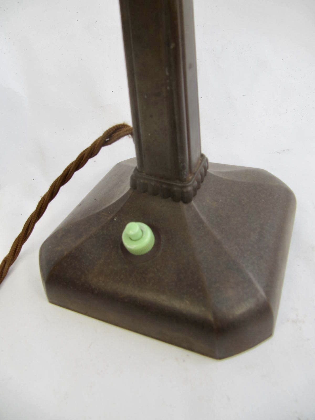 Art Deco Lamp Elegant Jugendstil, Sweden 1920s Bronze Or Patinated photo Lighting