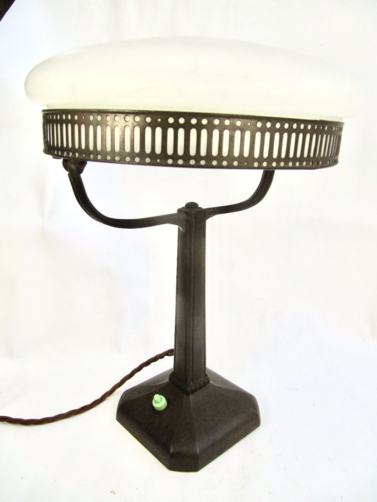 Art Deco Lamp Elegant Jugendstil, Sweden 1920s Bronze Or Patinated photo 495.0