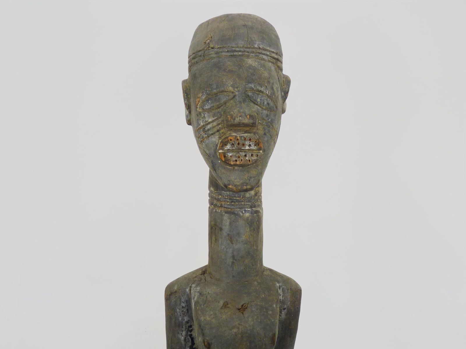Large African Baoulé Statue From Ivory Coast. African Art, Tribal Art. 50s 60s photo Art