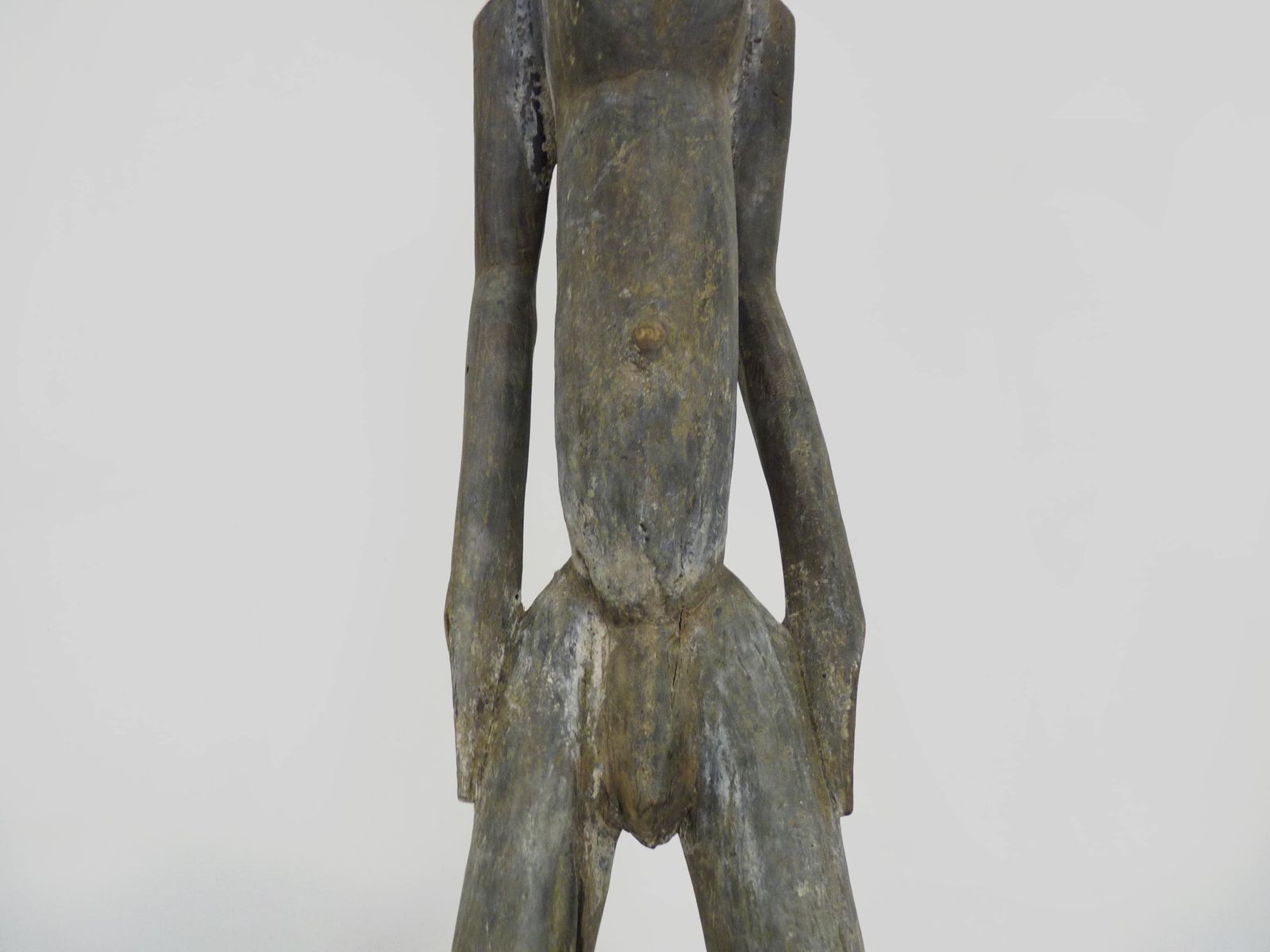Large African Baoulé Statue From Ivory Coast. African Art, Tribal Art. 50s 60s photo vinterior