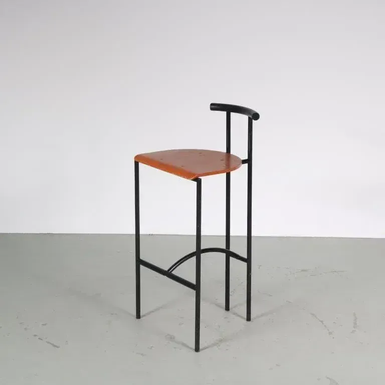 342.0 1980s “Tokyo” Bar Stool By Rodney Kinsman For Bieffeplast, Italy photo