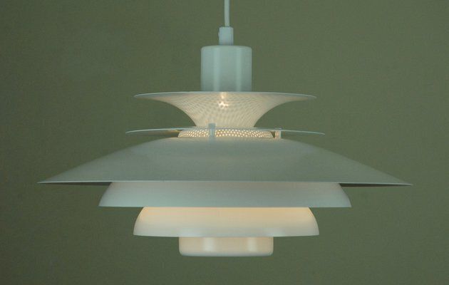 Verona 209603 Pendant Light By Kurt Wiborg For Jeka Metaltryk A/S, Denmark, 1980s photo for sale