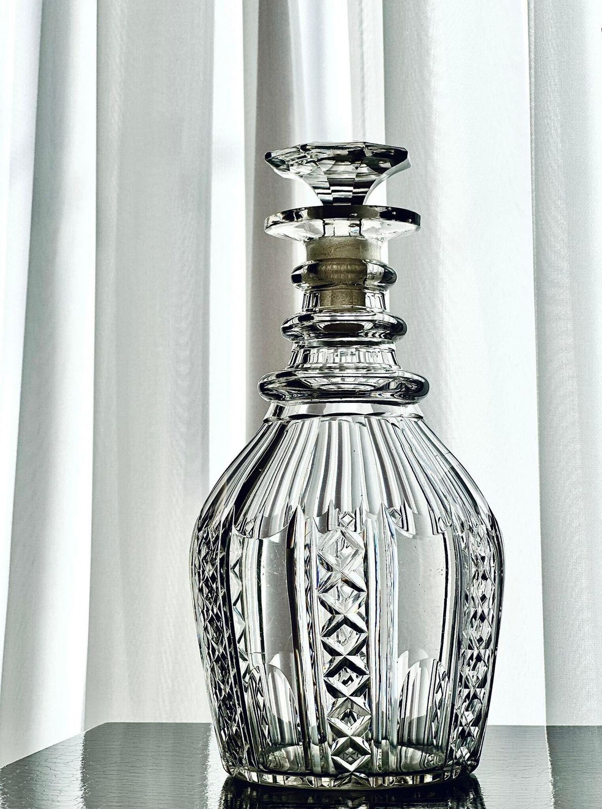 Pair Of Victorian Cut Crystal Decanters  England | Circa 1860–1890 photo for sale