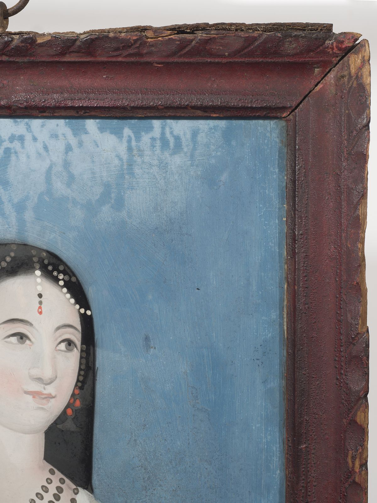 photo furniture Mastani Of Bhaji Rao 18th Century Reverse Glass Painting