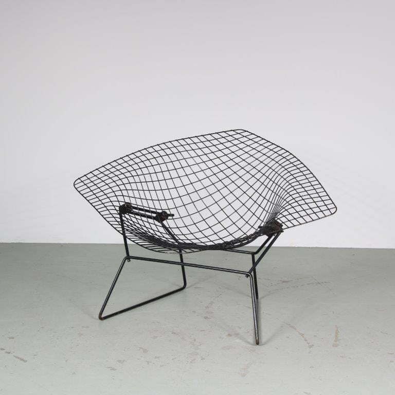 Harry Bertoia “Big Diamond” Chair For Knoll International, USA 1960 photo vinterior
