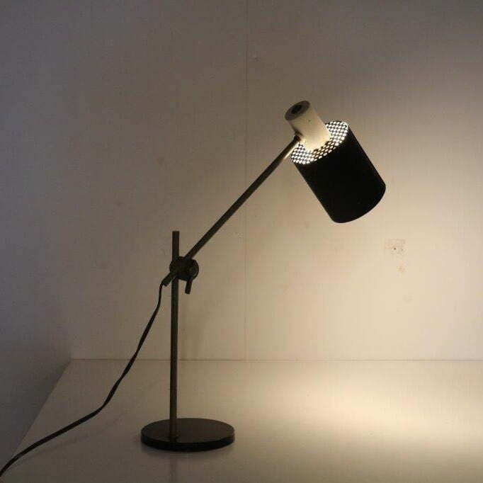 1950s Desk Lamp By H. Busquet For Hala, The Netherlands photo vintage