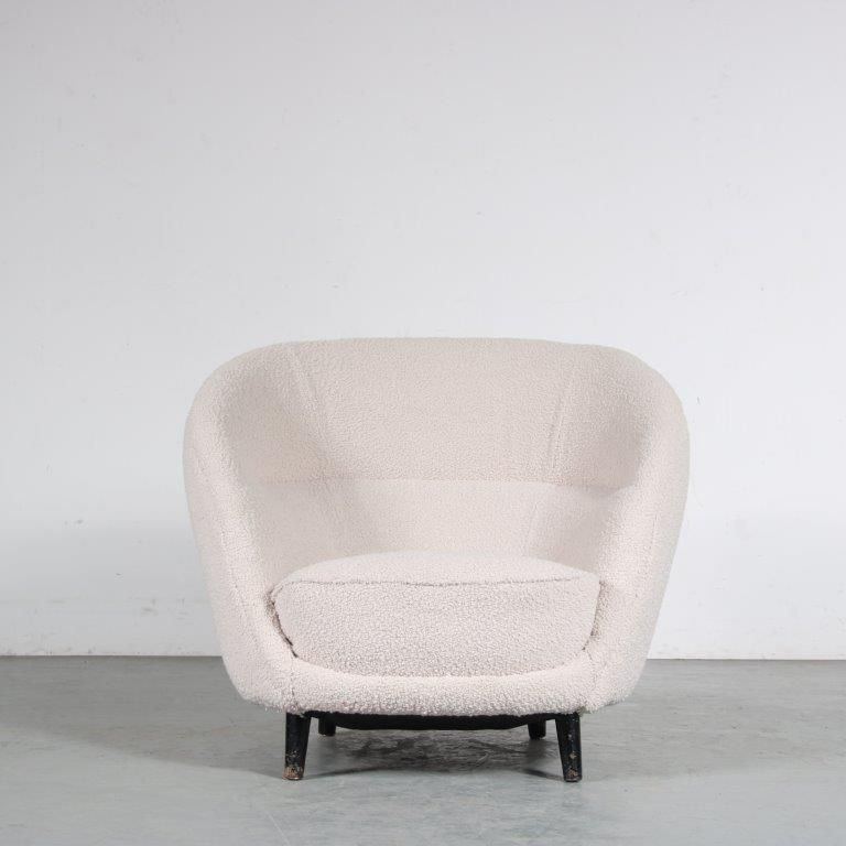 1960s Lounge Chair Attributed To Isa Bergamo In Italy photo for sale