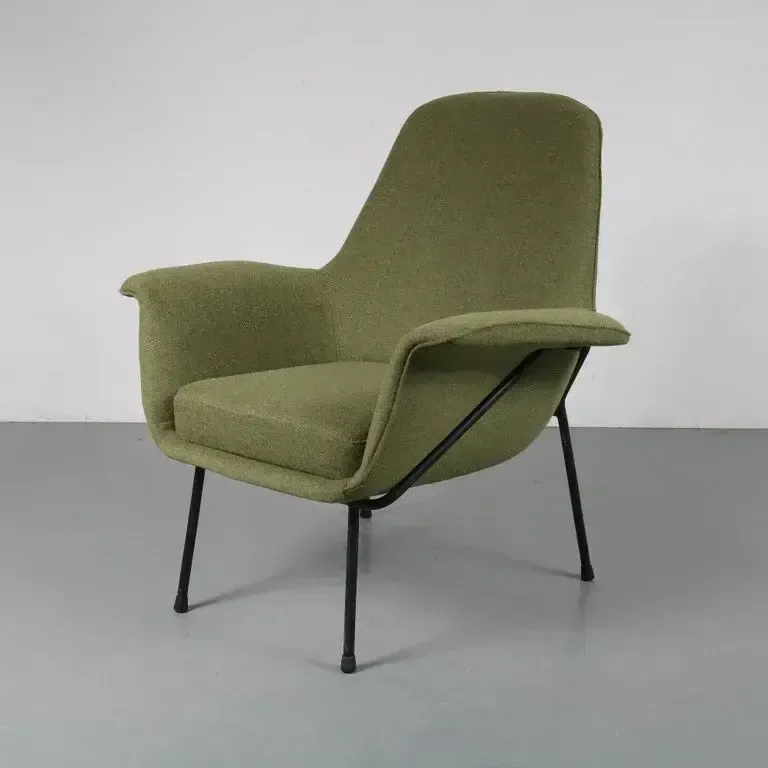“Lucania” Chair By Giancarlo De Carlo For Arflex, Italy 1950 photo for sale