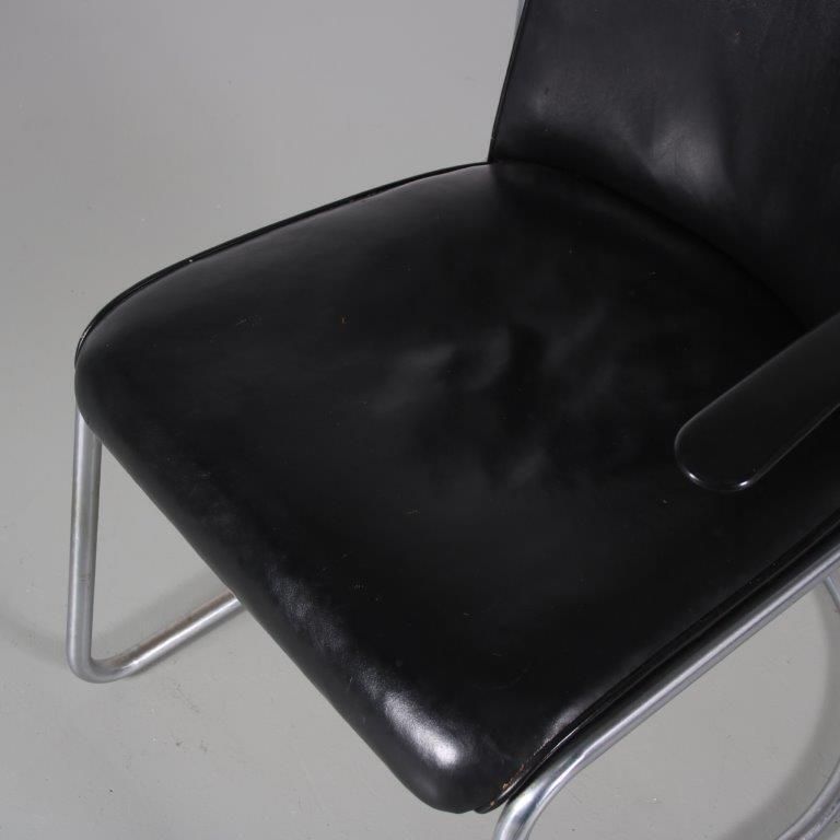 1930s Original Early “413” Easy Chair By Gispen, Netherlands photo vinterior